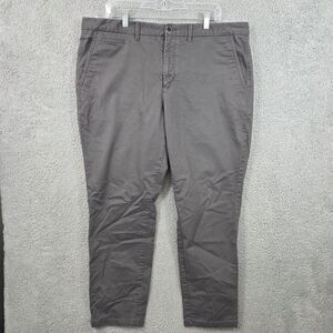 Perk Clothing Men's Pants Slim Fit Stretch Grayish Chino Size 40x30